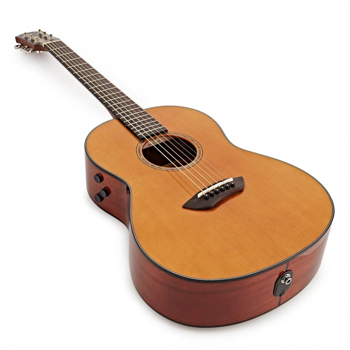 Yamaha CSF-TA Trans Acoustic Parlor Guitar Vintage Natural - Image 4