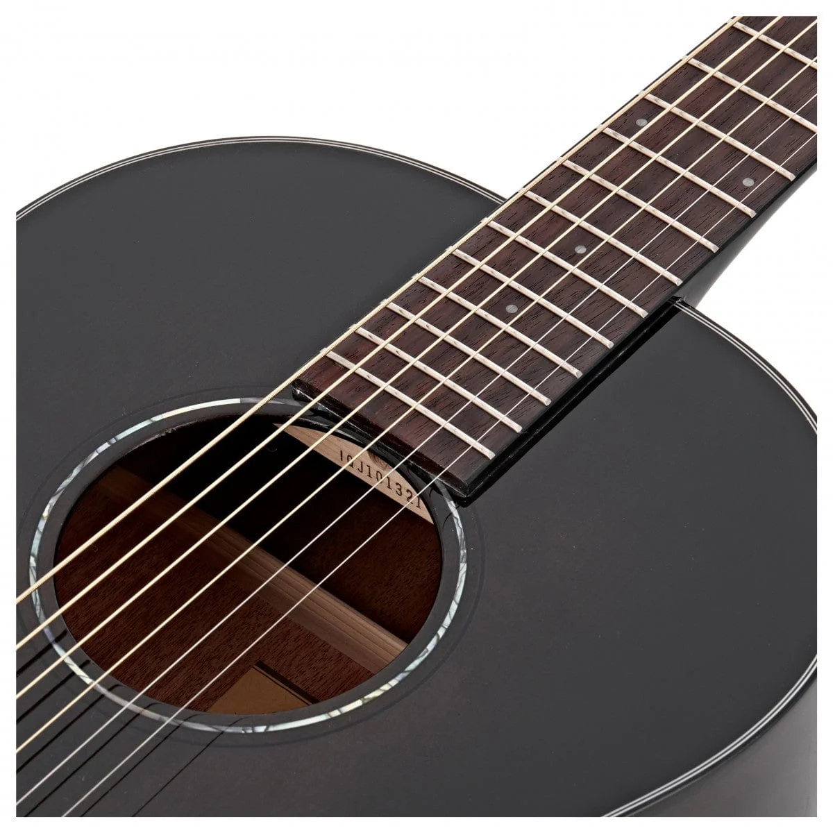 Yamaha CSF1M Compact Folk Guitar Translucent Black - Image 6