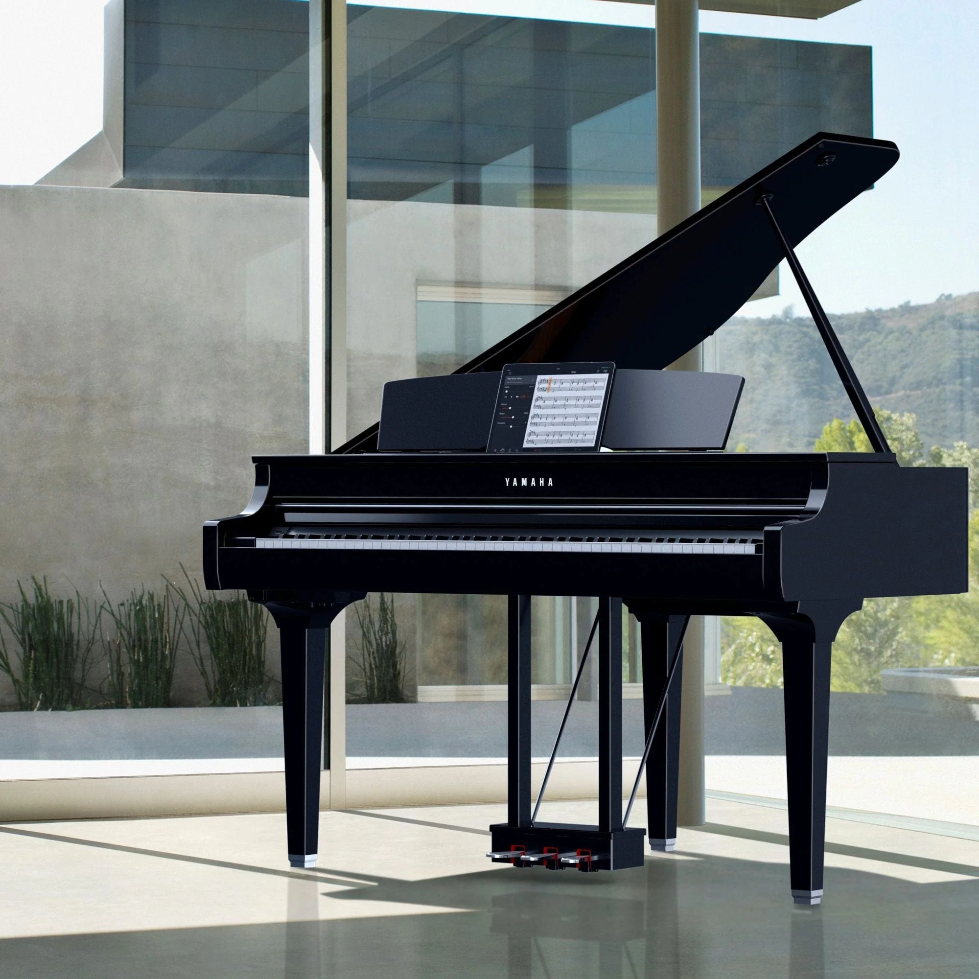 Yamaha CSP295GP Digital Grand Smart Piano; Polished Ebony - Image 3