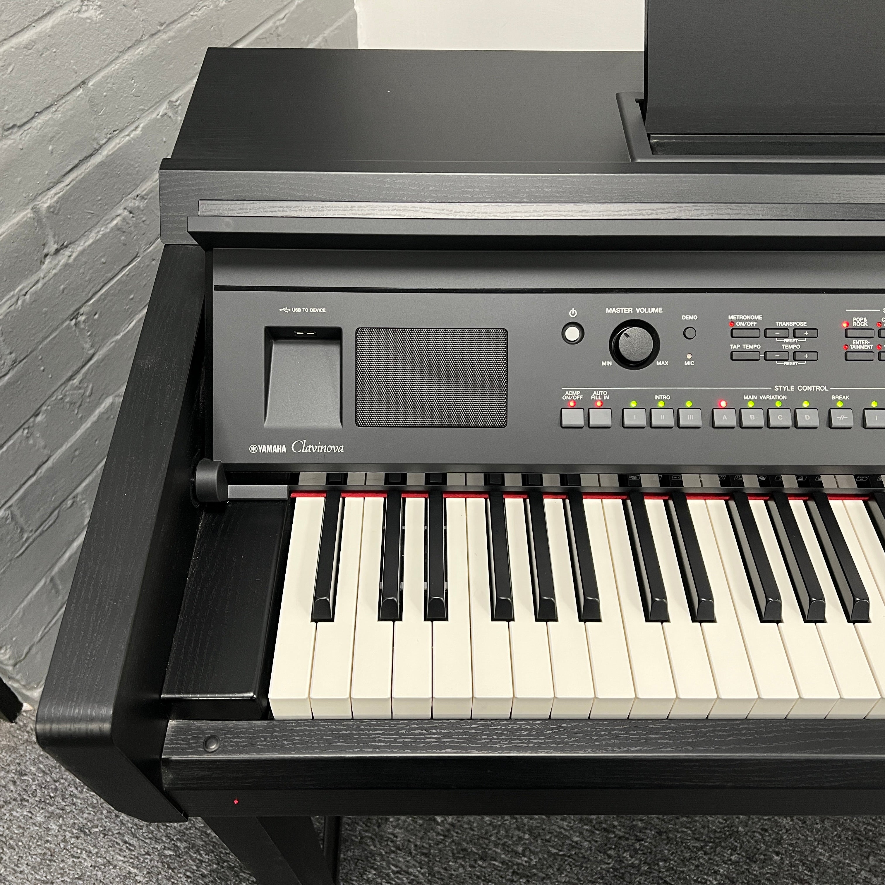 Yamaha CVP605B Digital Piano Black With Matching Stool; Serial No: BCUO01006 | Second Hand - Image 5