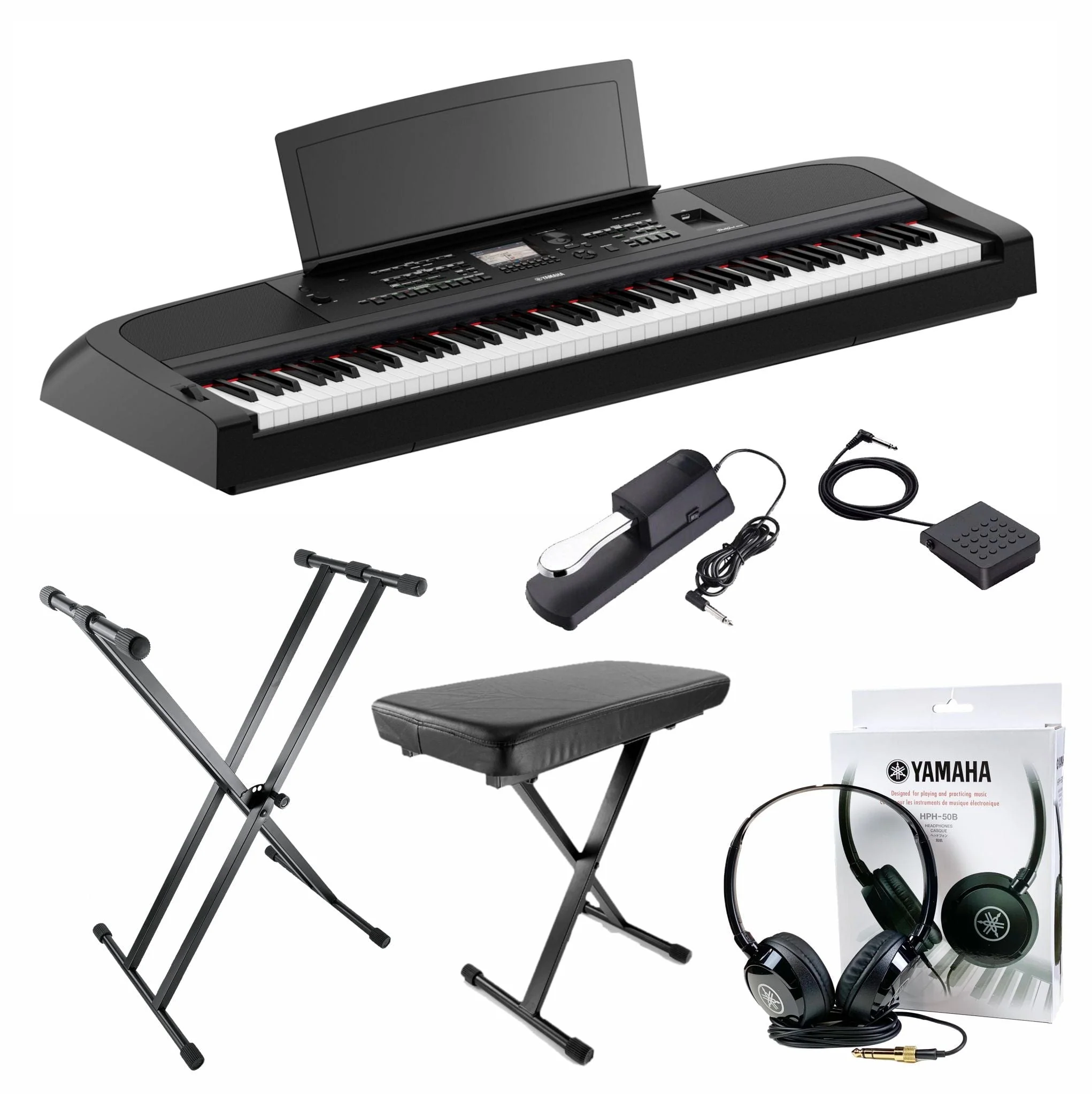 Yamaha DGX670 Black Piano Upgraded Package - Image 2