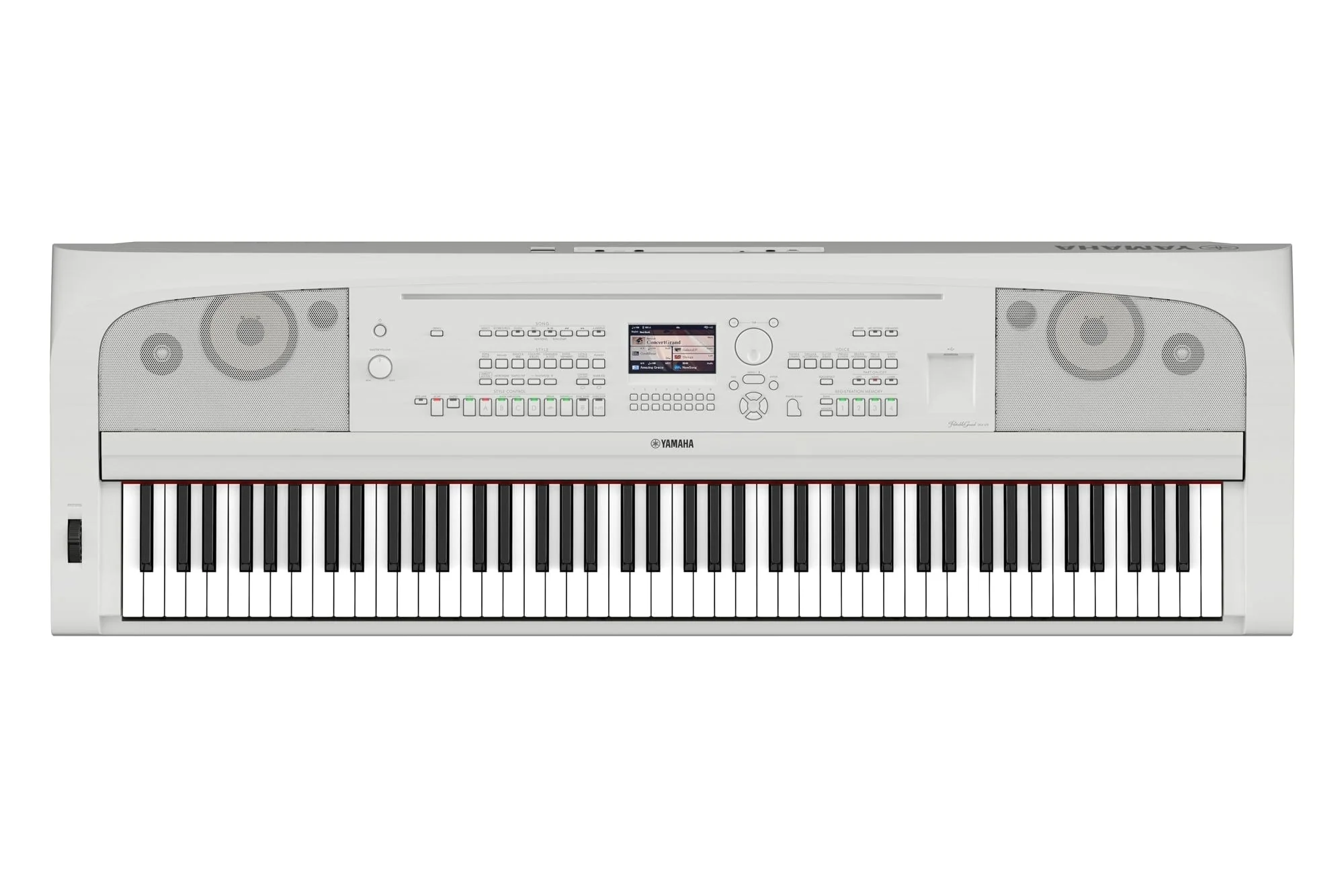 Yamaha DGX670 Digital Piano; White - Image 4