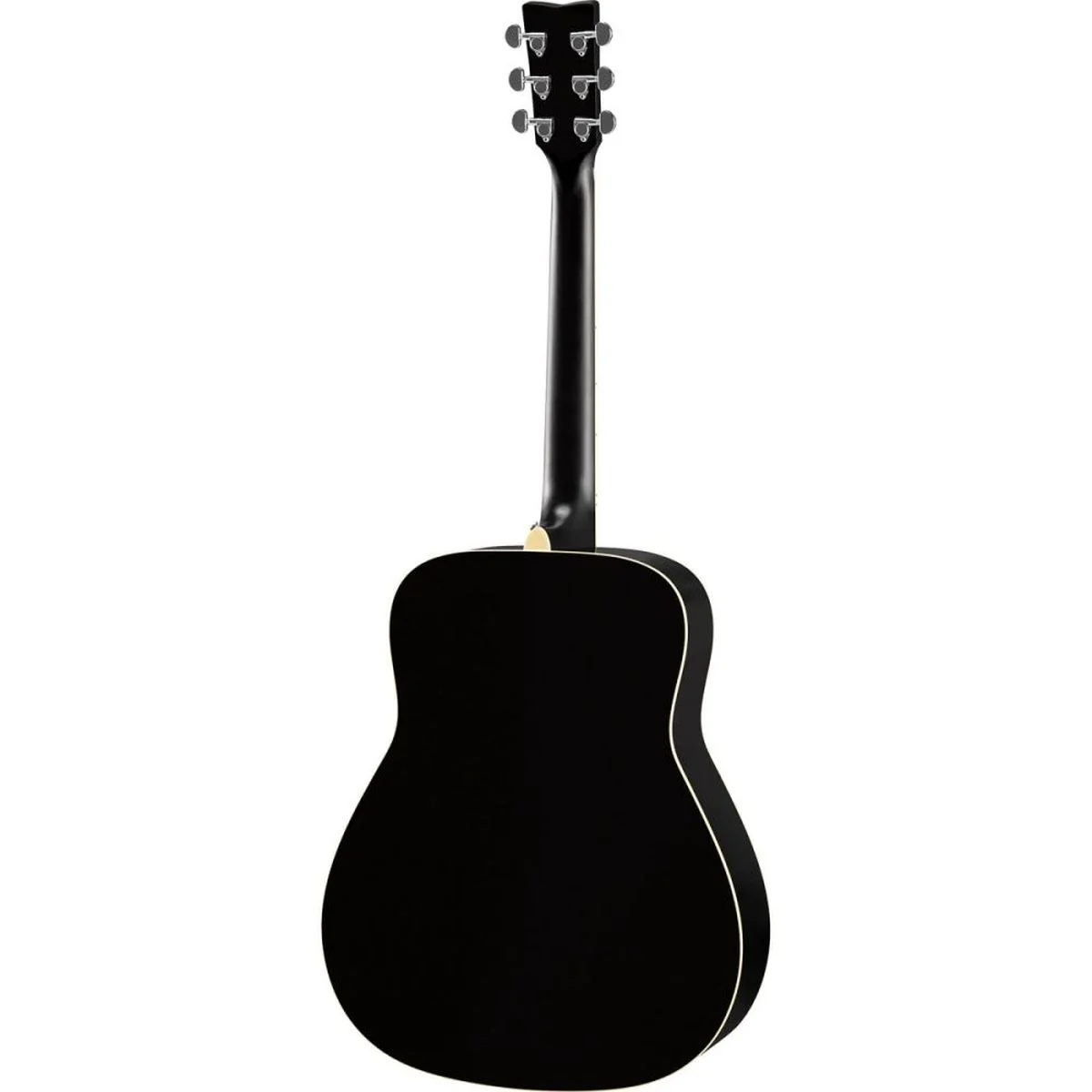 Yamaha FG820 Acoustic Guitar; Black - Image 3