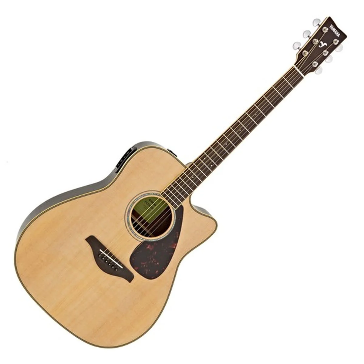Yamaha FGX830C Electro Acoustic Guitar; Natural - Image 2