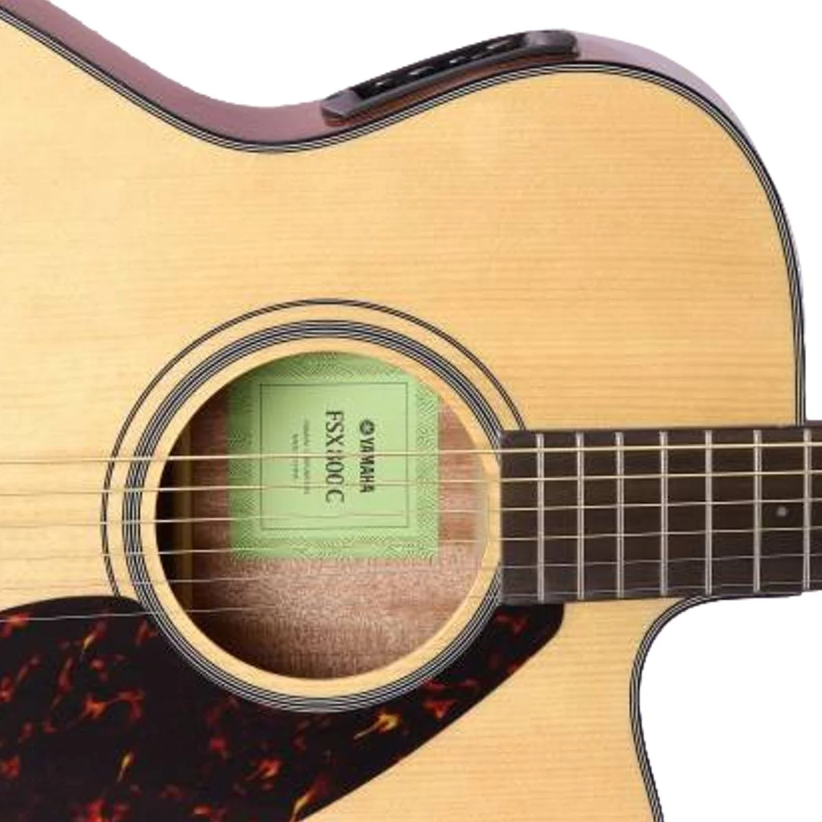 Yamaha FSX800C Electro Acoustic Guitar Natural - Image 5