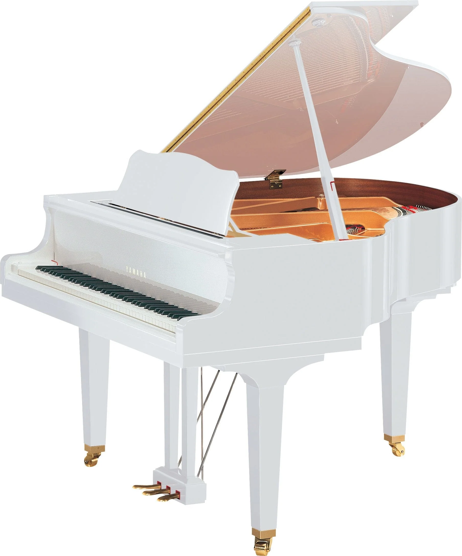 Yamaha GB1K Baby Grand Piano; Polished White