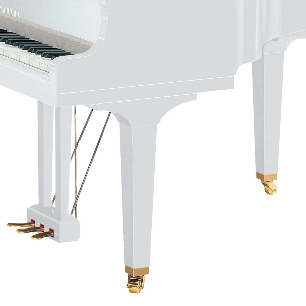 Yamaha GB1K Baby Grand Piano; Polished White - Image 6