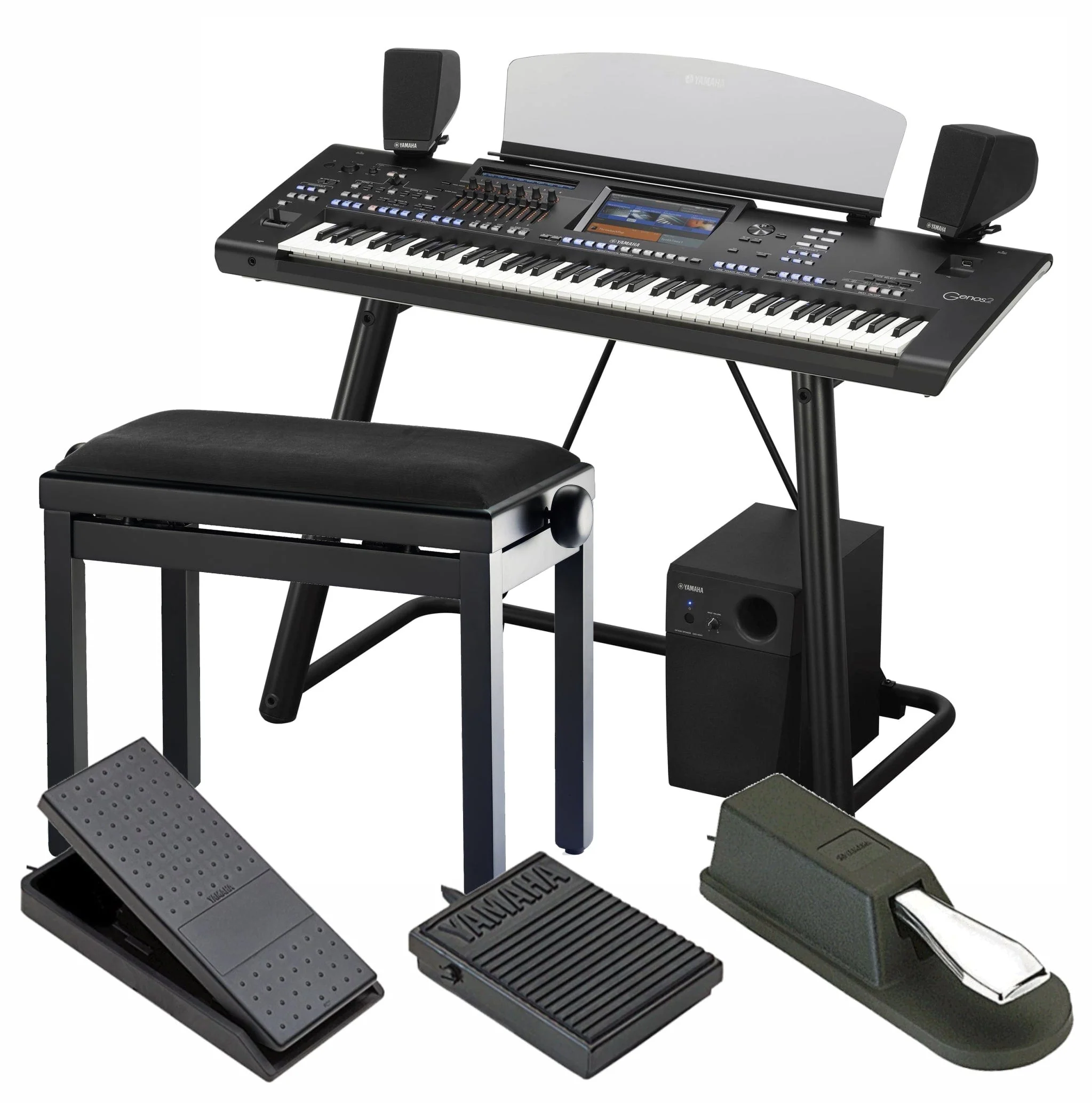 Yamaha Genos 2 Keyboard Elite Package