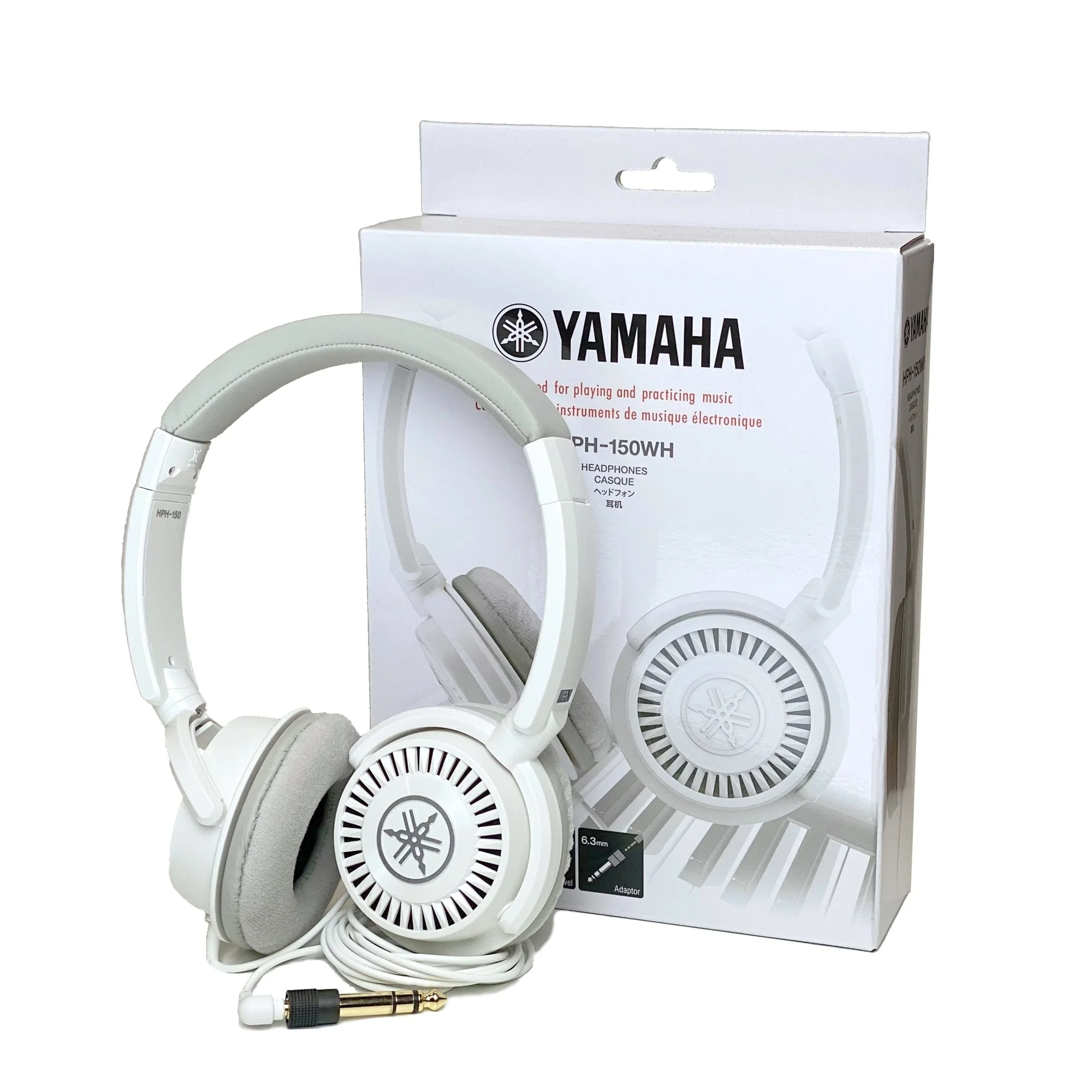 Yamaha HPH150 Headphones; White - Image 2