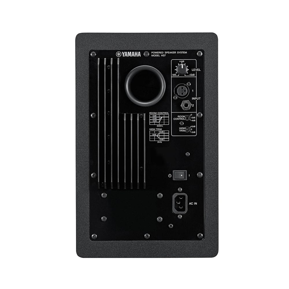 Yamaha HS7 Studio Monitor Speakers Pair; Black - Image 2