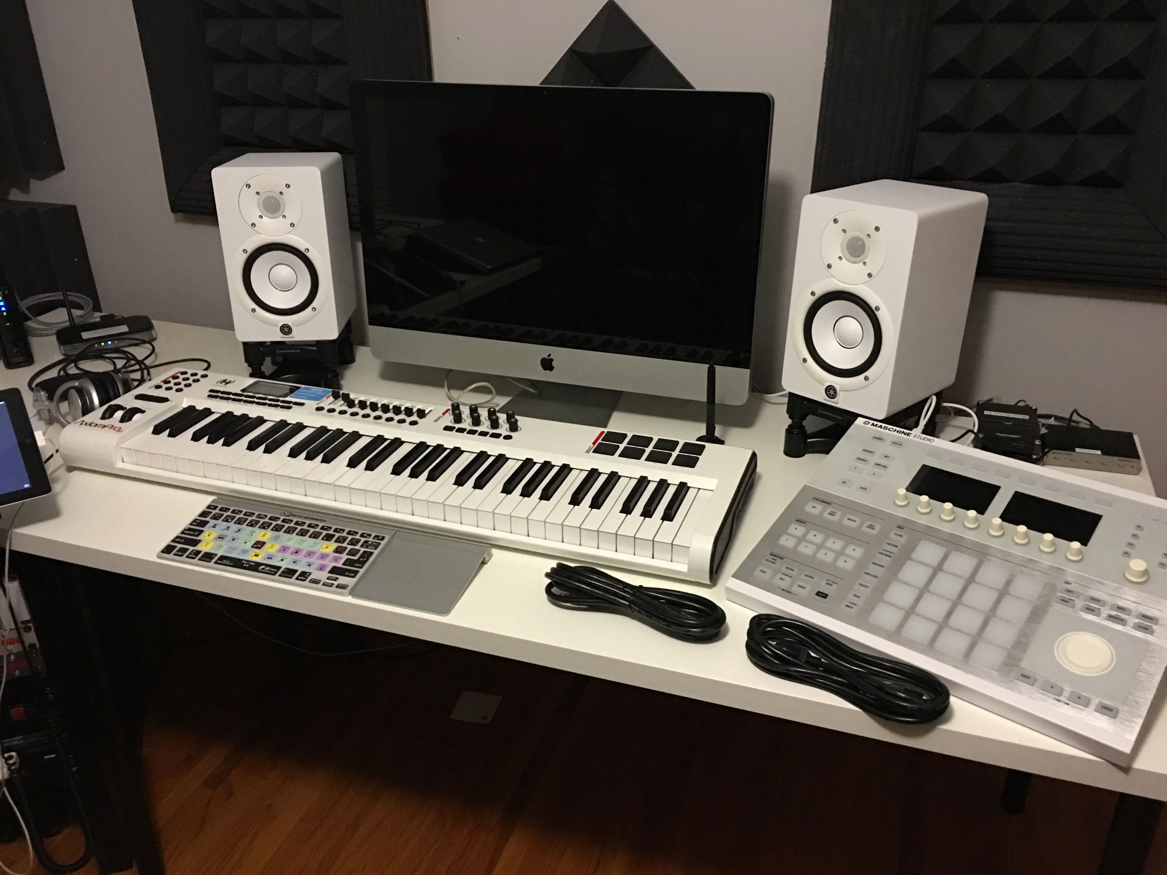 Yamaha HS8 Studio Monitor Speakers Pair; White - Image 3