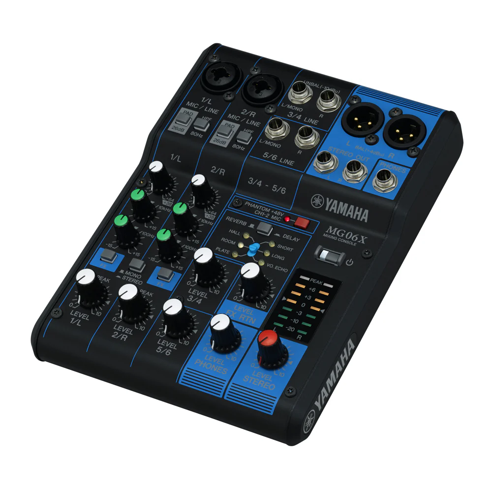 Yamaha MG06X Mixer; 6 Inputs & FX - Image 4
