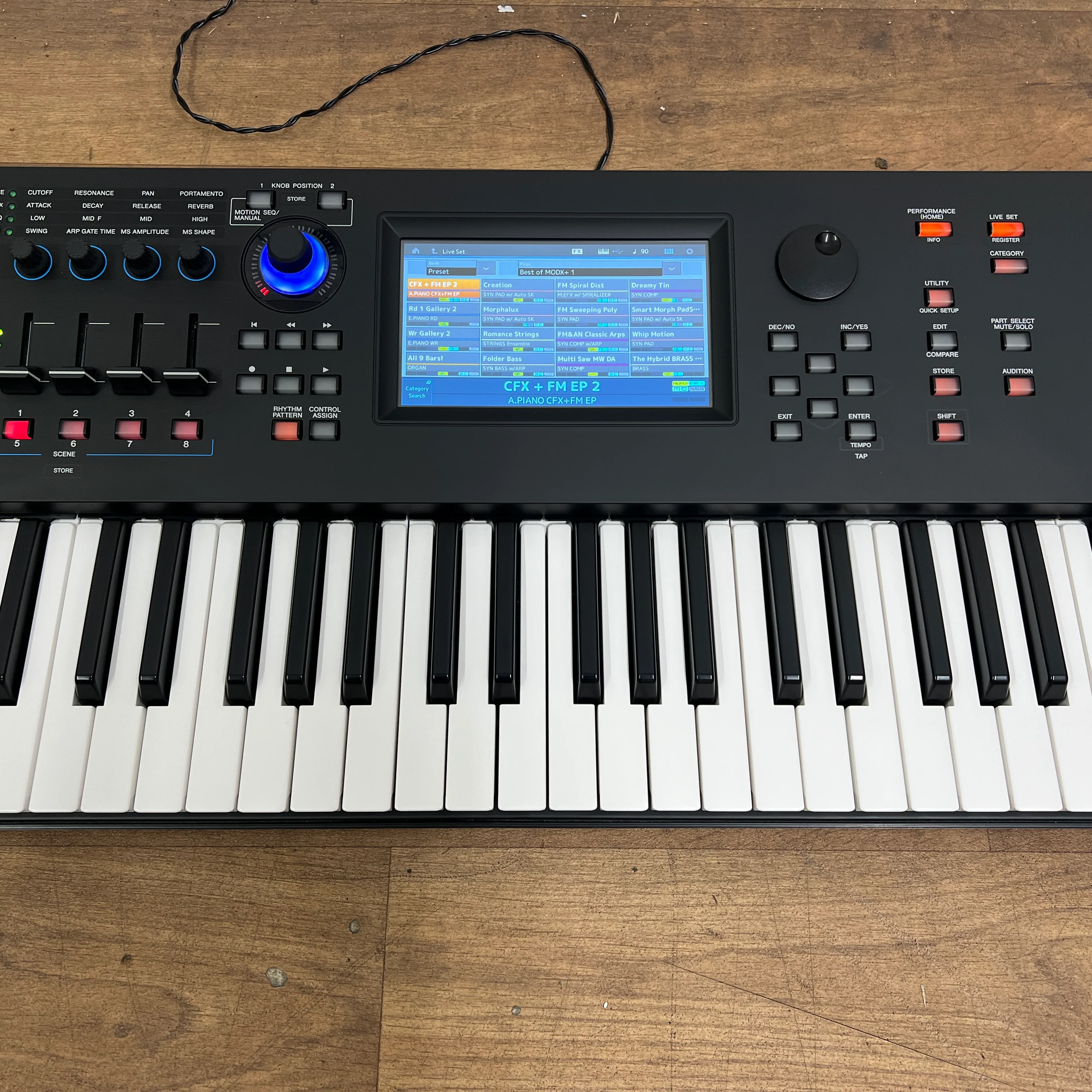 Yamaha MODX7+ Keyboard; Serial No: BBCO01024 | Second Hand - Image 3