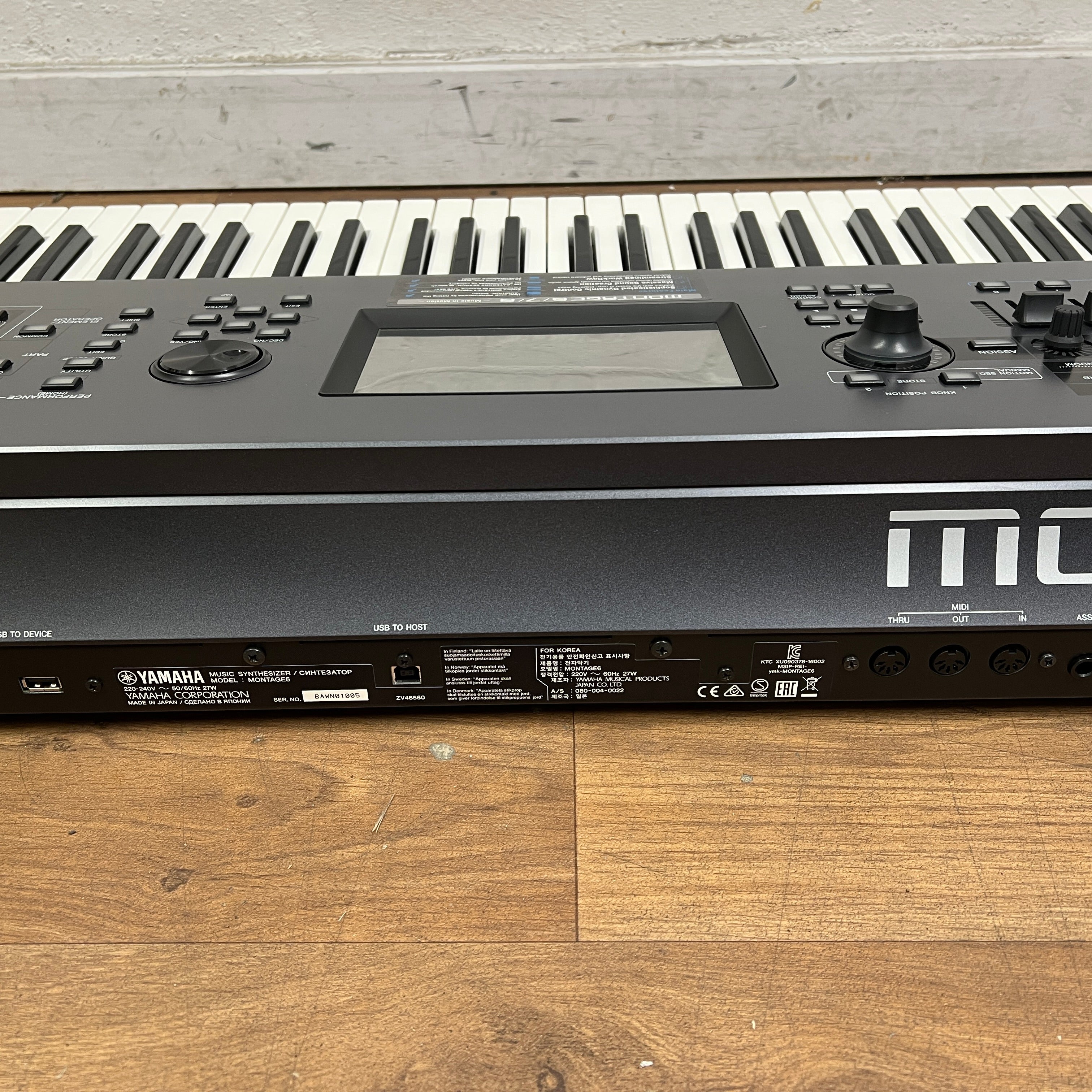Yamaha Montage 6 Synthesizer Serial No: BAWN01005 | Second Hand - Image 10