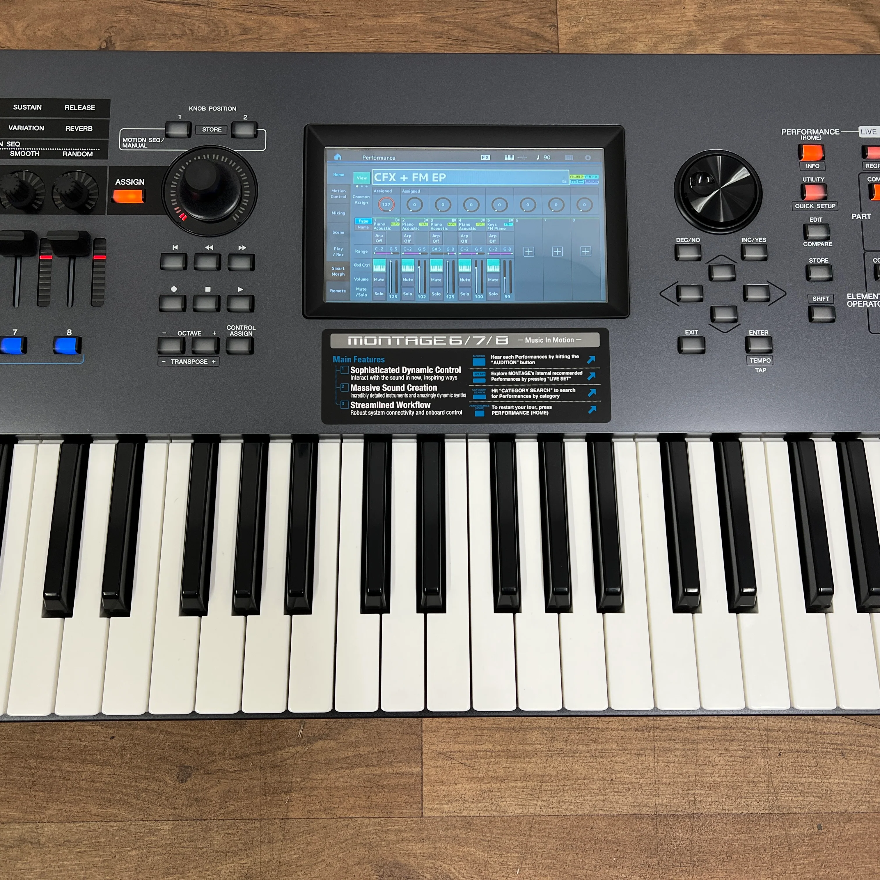 Yamaha Montage 6 Synthesizer Serial No: BAWN01005 | Second Hand - Image 4