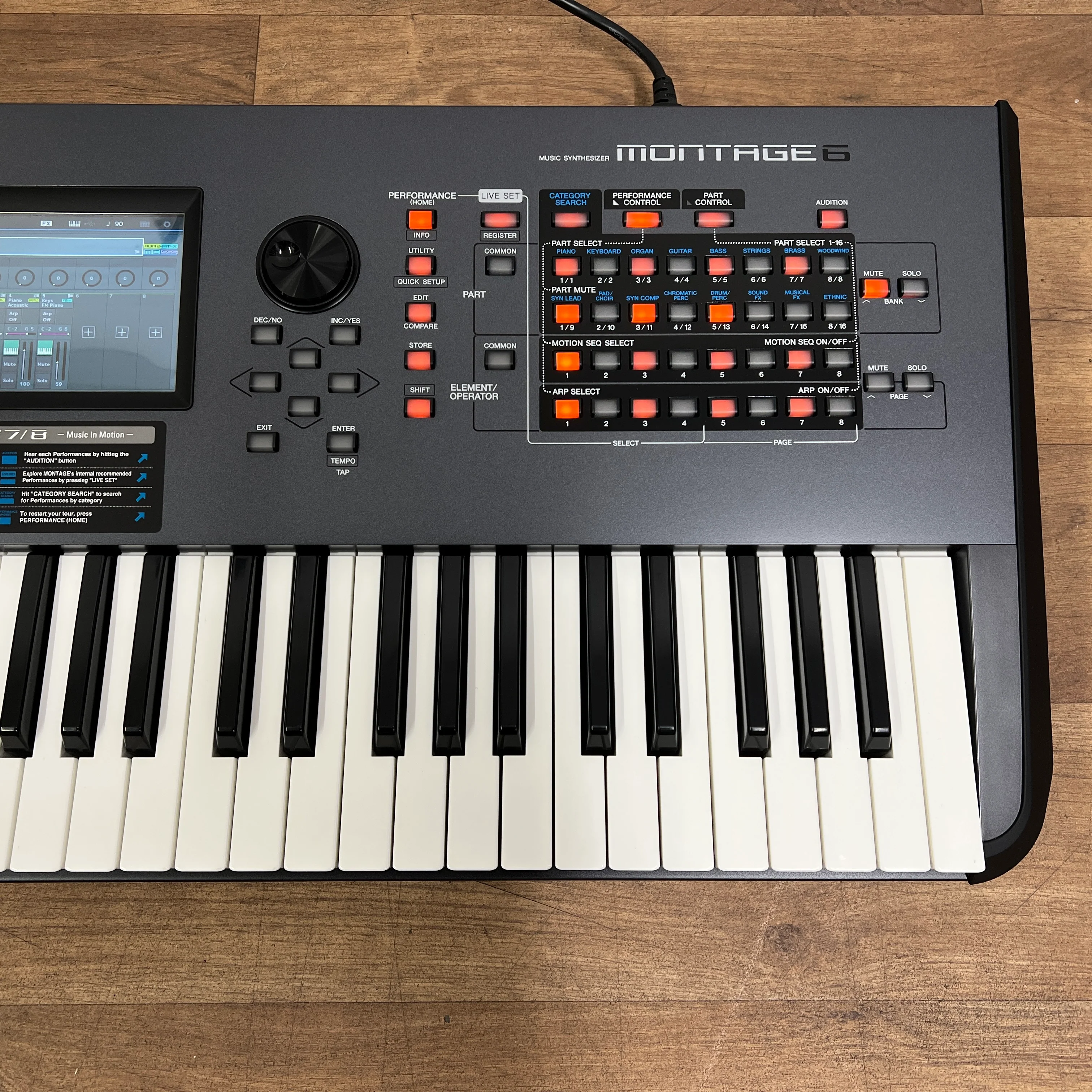 Yamaha Montage 6 Synthesizer Serial No: BAWN01005 | Second Hand - Image 5