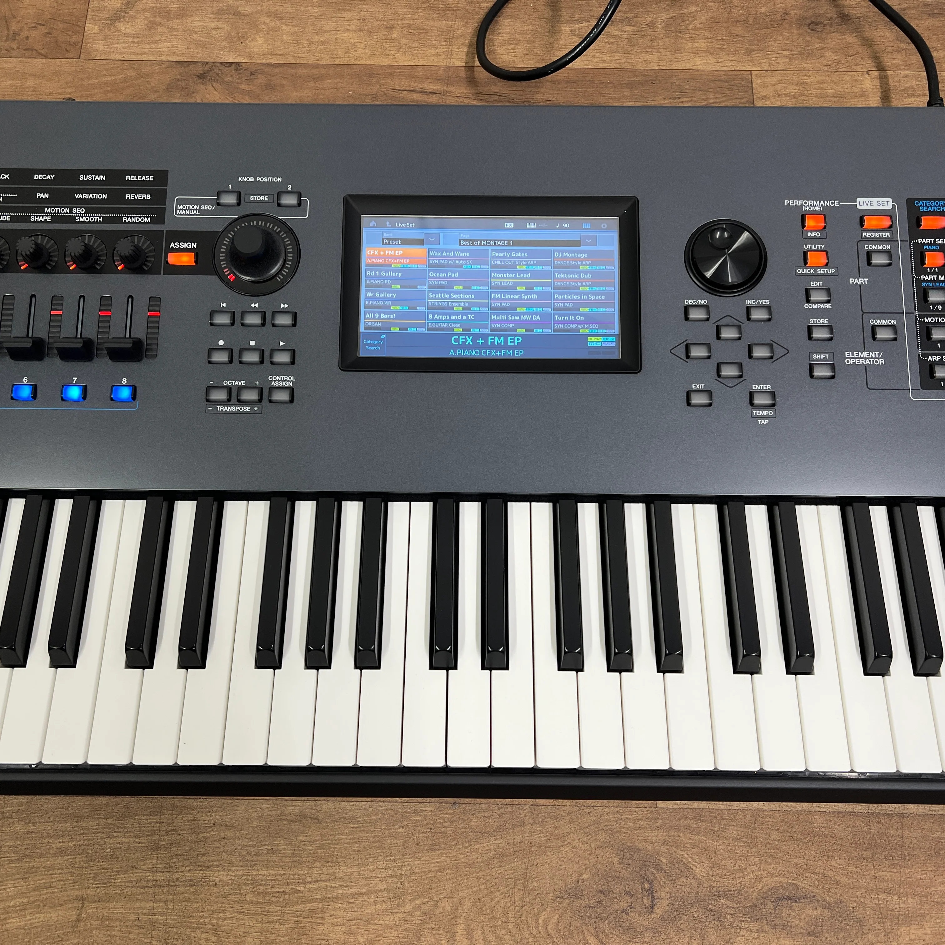 Yamaha Montage 8 Synthesizer Serial No: BAXY01008 | Second Hand - Image 3
