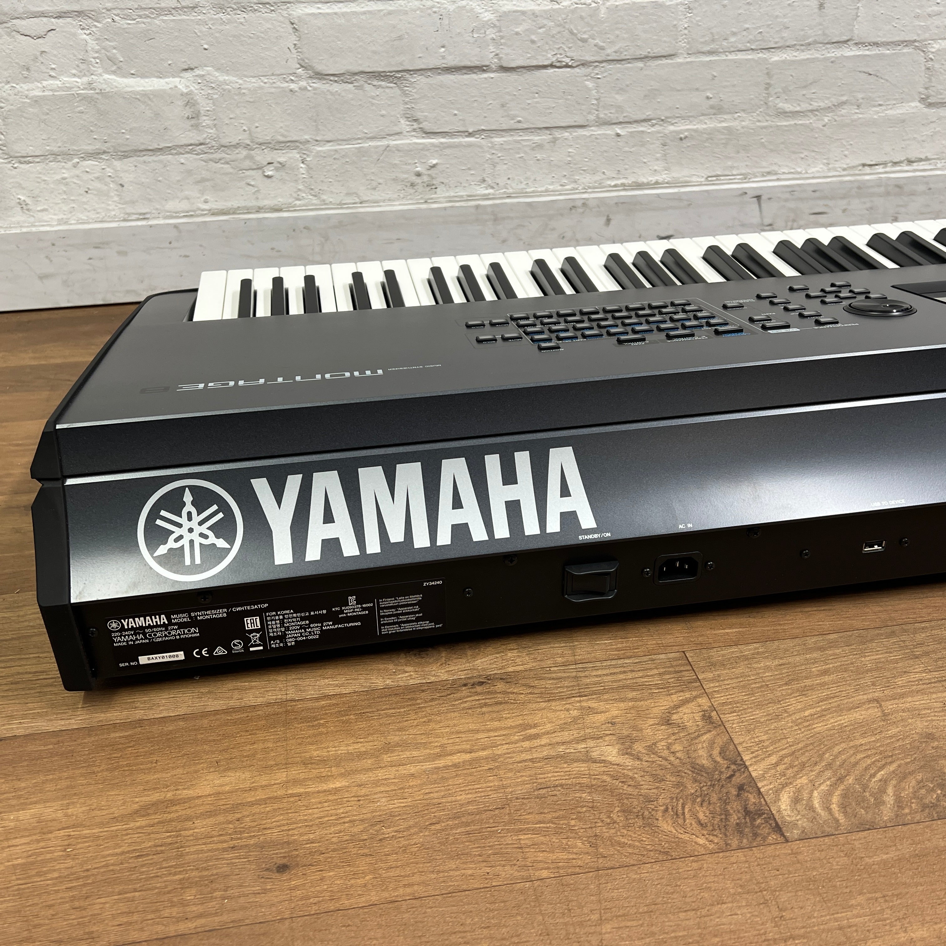 Yamaha Montage 8 Synthesizer Serial No: BAXY01008 | Second Hand - Image 8