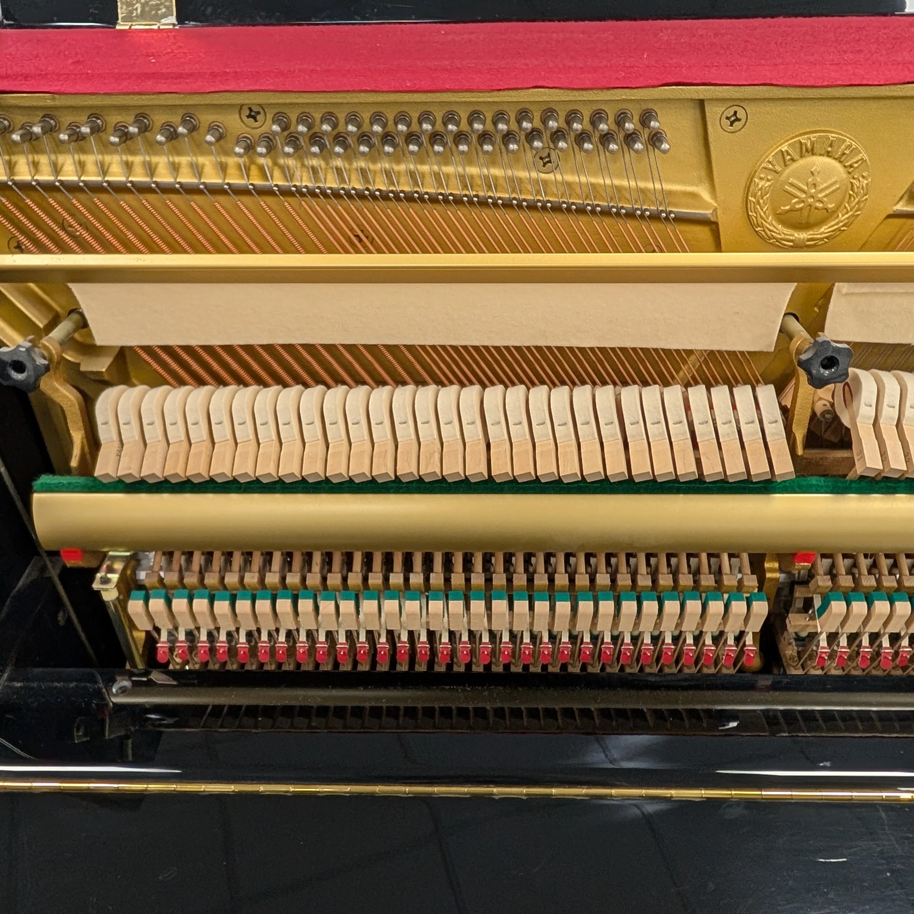 Yamaha P116 Upright Piano In Polished Ebony: Serial No: 4286439 | Second Hand - Image 5