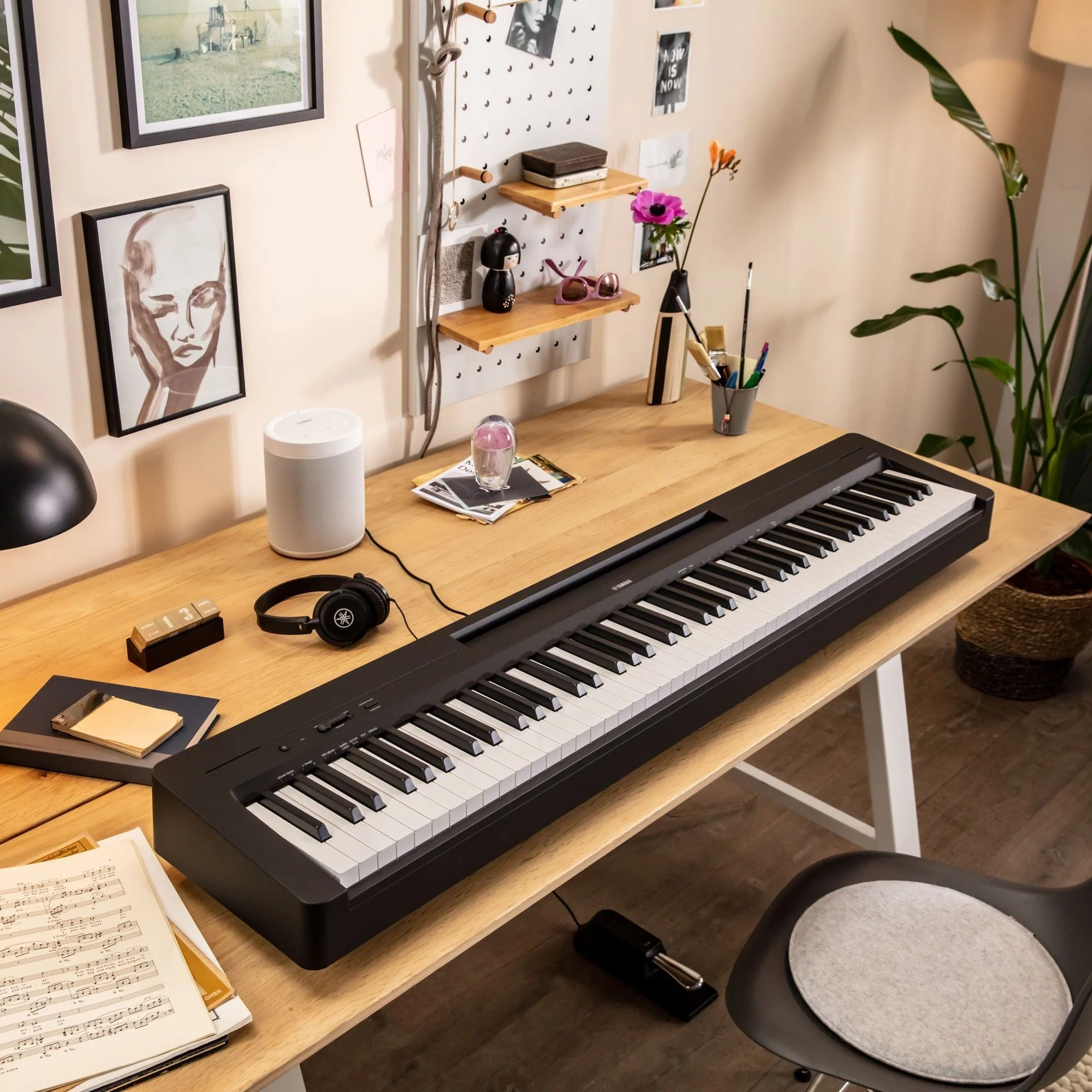 Yamaha P145BT Bluetooth Portable Piano Value Package - Image 6