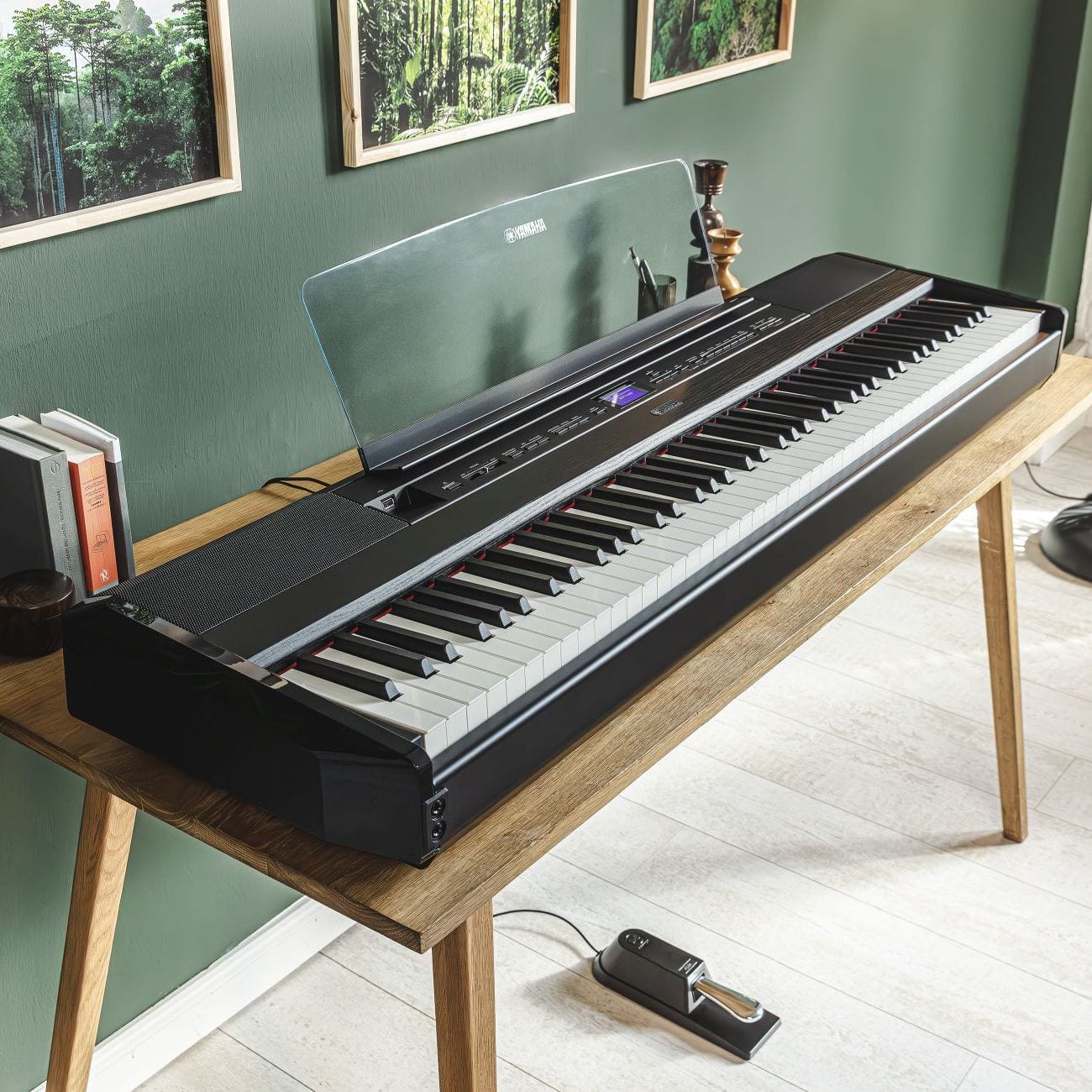 Yamaha P525 Digital Piano Premium Package; White - Image 14
