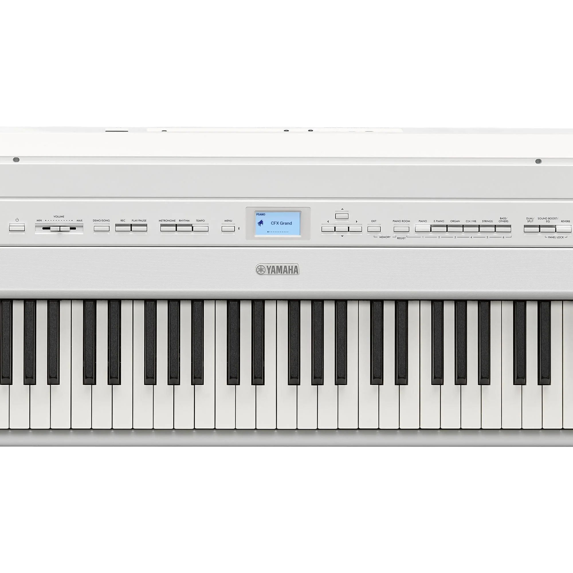 Yamaha P525 Digital Piano Upgraded Package; White - Image 5