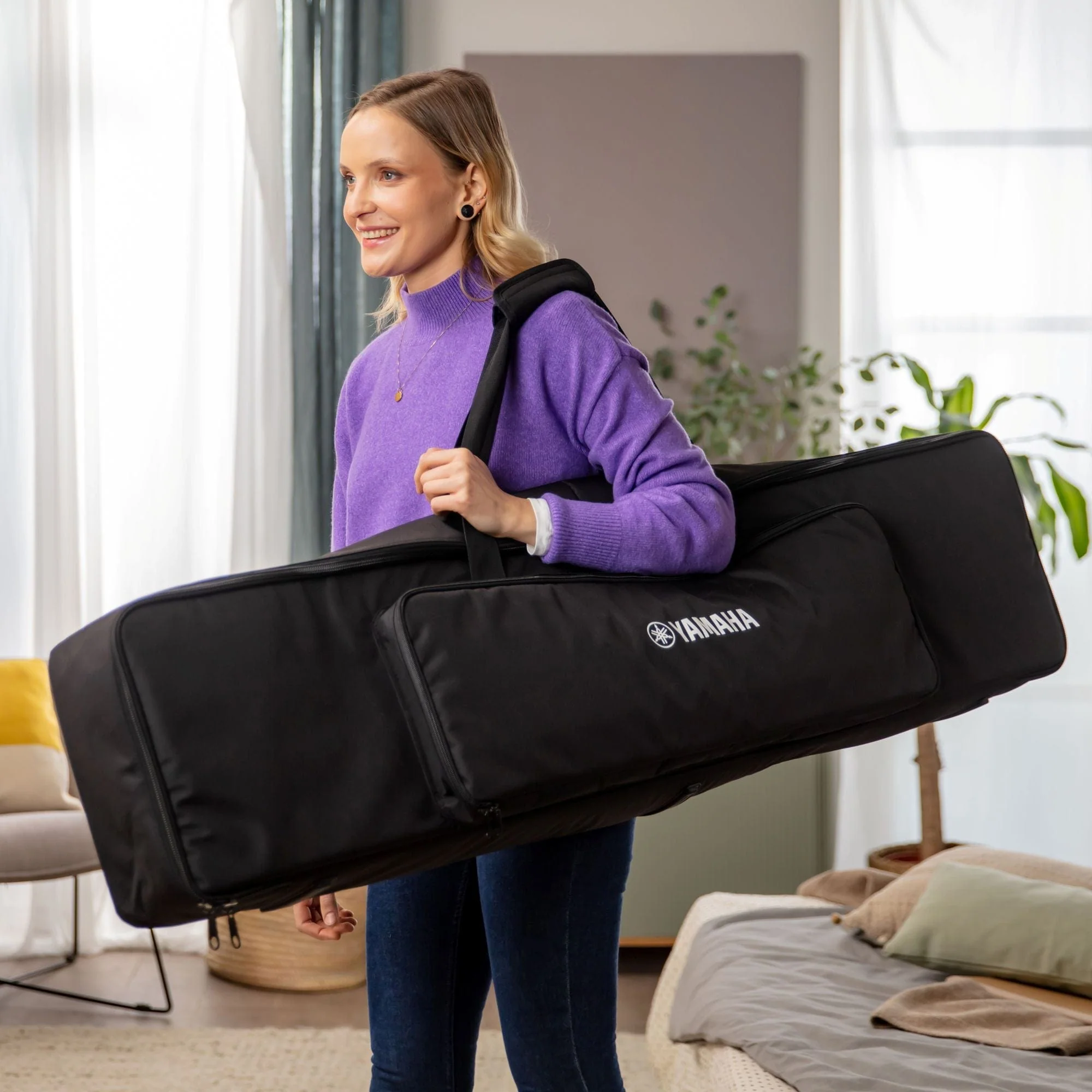Yamaha SC-KB851 88 Note Keyboard Carry Bag - Image 2