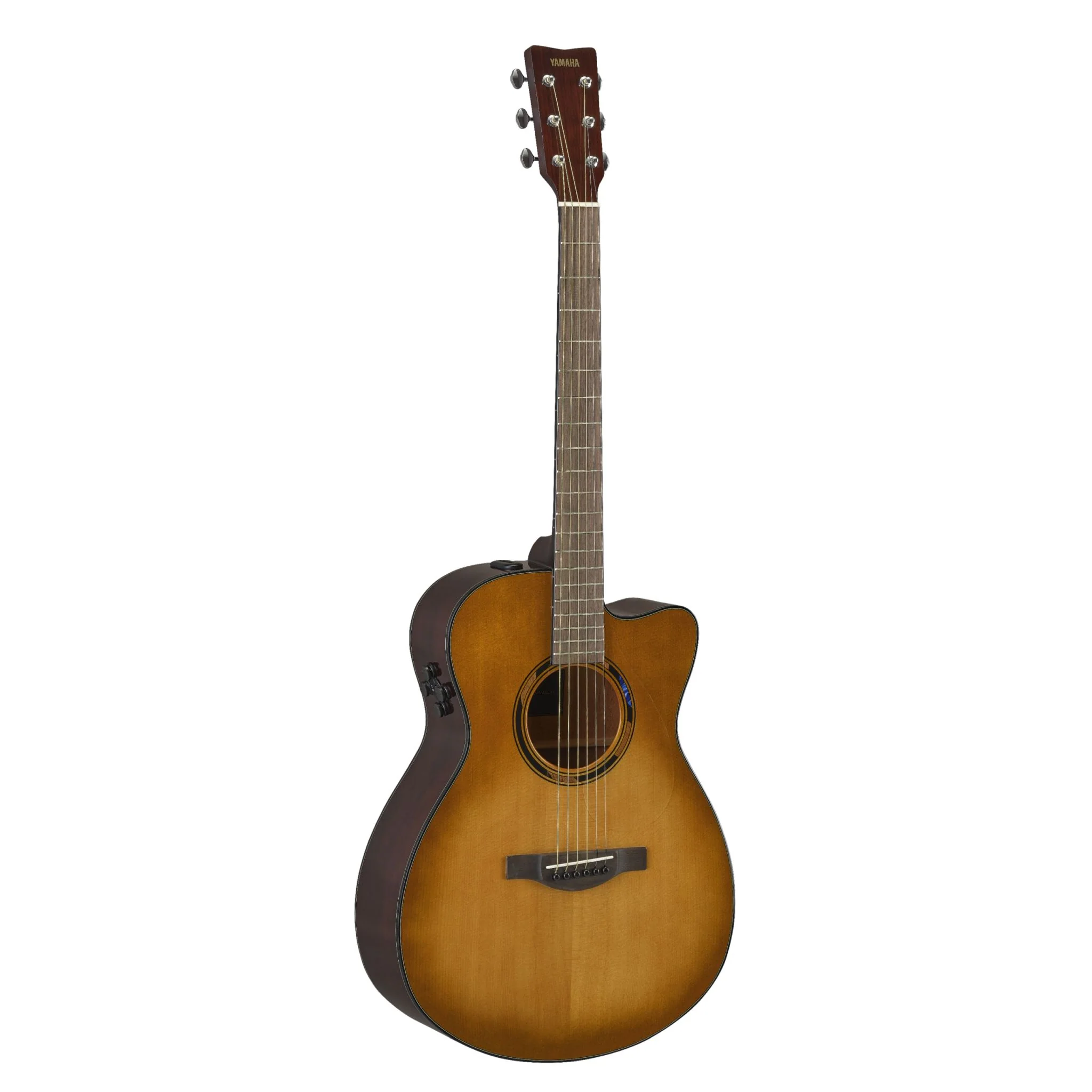 Yamaha TAS1C TransAcoustic Guitar; Sand Burst - Image 3