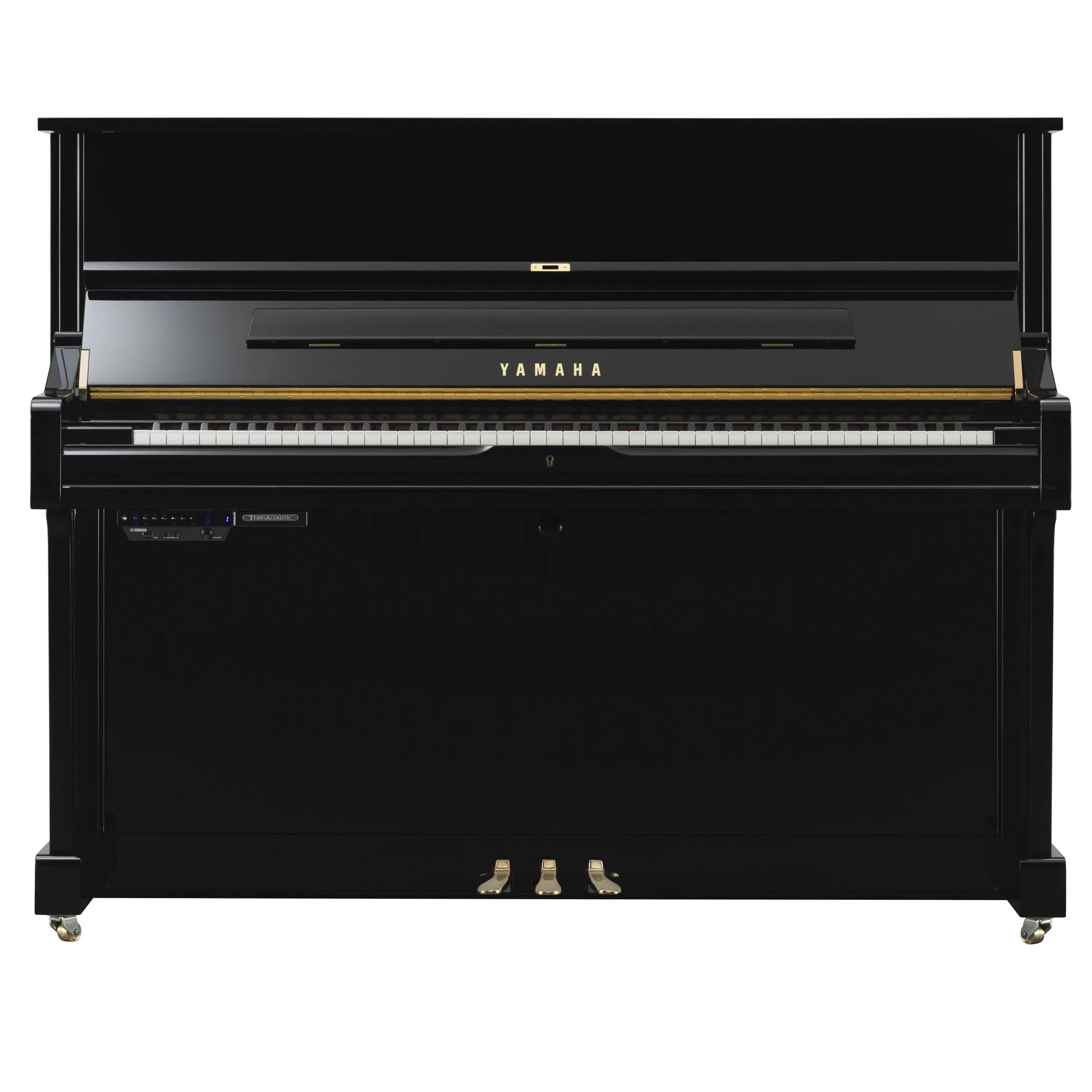Yamaha U1 TA3 Transacoustic Upright Piano; Polished Ebony - Image 4