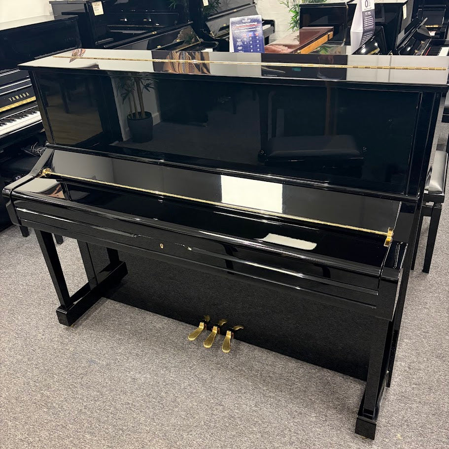 Yamaha U1 Upright Piano in Polished Ebony: Serial No: 5897250 | Second Hand - Image 5