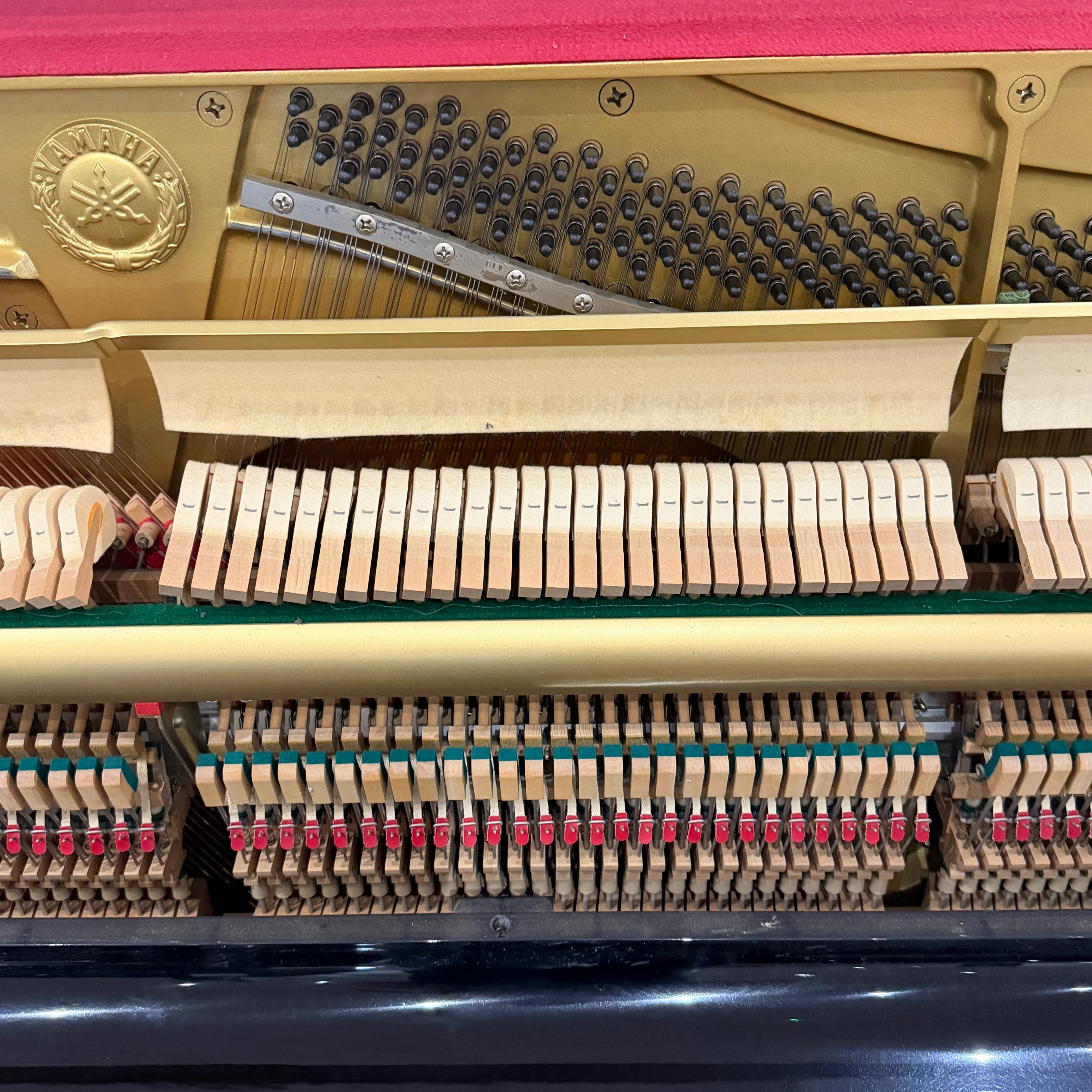 Yamaha U10 B1 Upright Piano in Polished Black: Serial No: 4391720 | Second Hand - Image 8