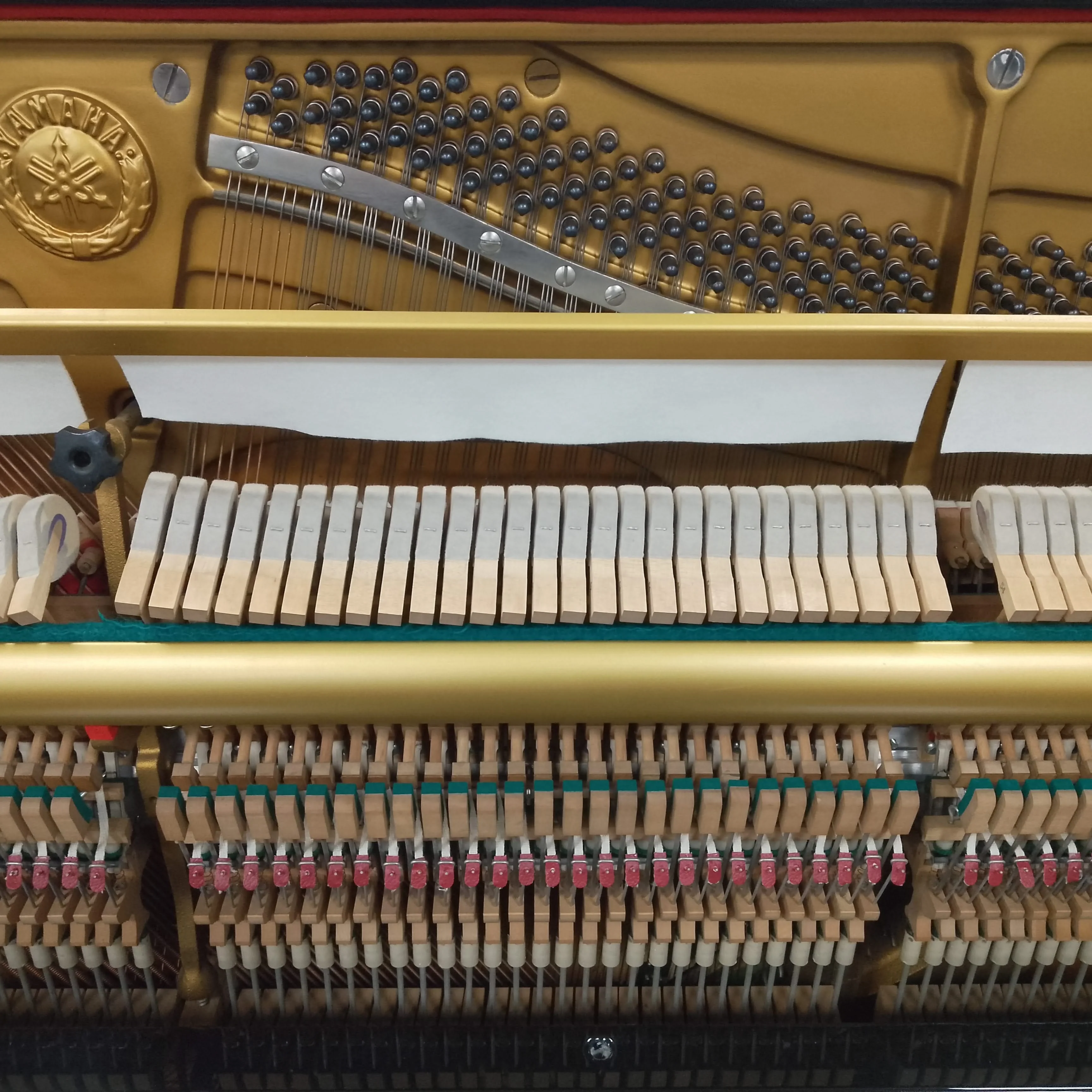 Yamaha U3 Upright Piano in Polished Black Serial No: H2026960 | RECONDITIONED AS NEW - Image 6