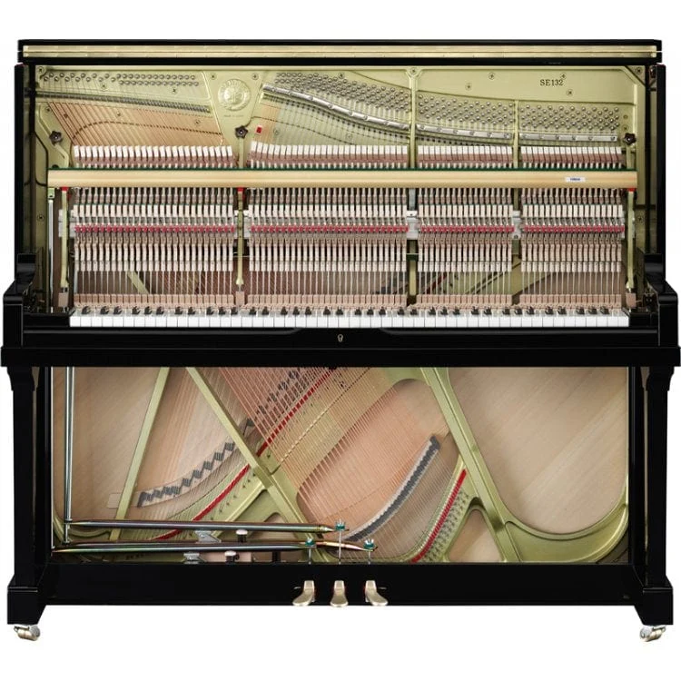 Yamaha U3 Upright Piano; Polished Ebony - Image 4