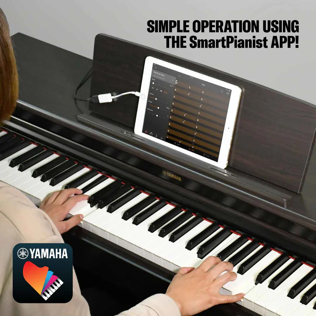 Yamaha YDP145 Rosewood Digital Piano; Serial No: BCCL01001; Ex Display Model; 3 Year Warranty - Image 4
