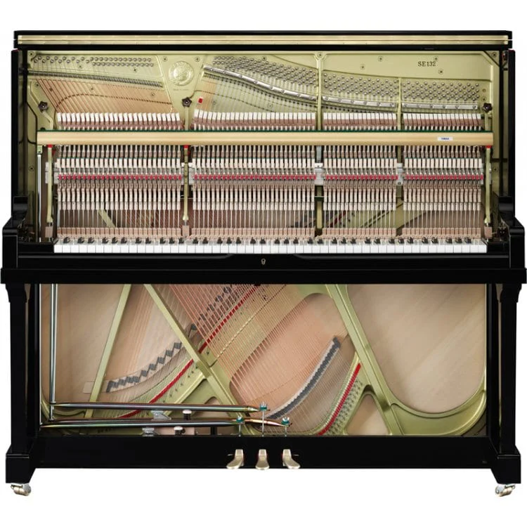 Yamaha YUS1 Upright Piano; Polished Ebony - Image 11